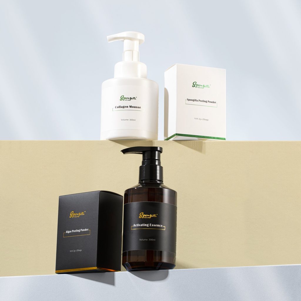 Linea Salon Peels con Spongilla Peels Set e Algae Peels Set